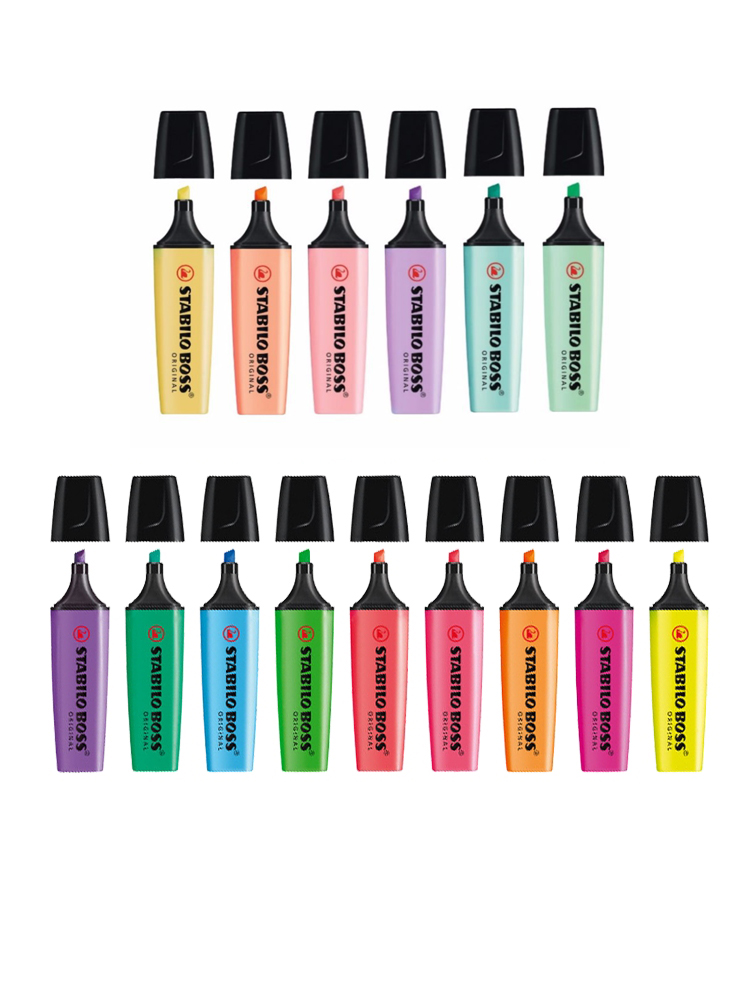 Stabilo Marker Boss - STABILO BOSS ORIGINAL Pastel Highlighter Pens