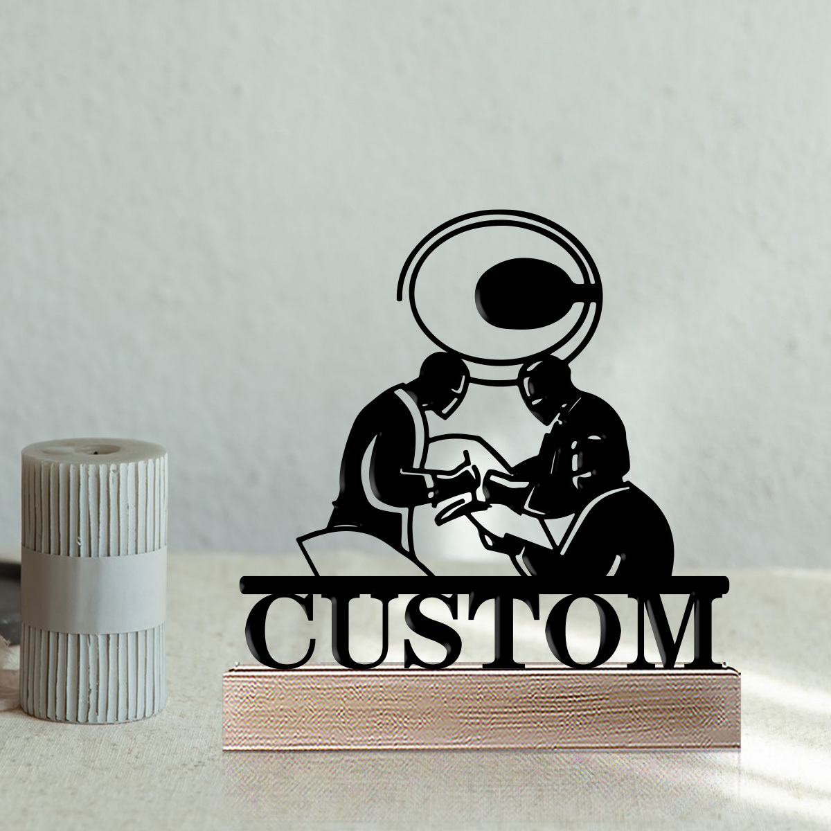 Desk Name Plate - Custom Engraved Surgeon Desk Name Plate