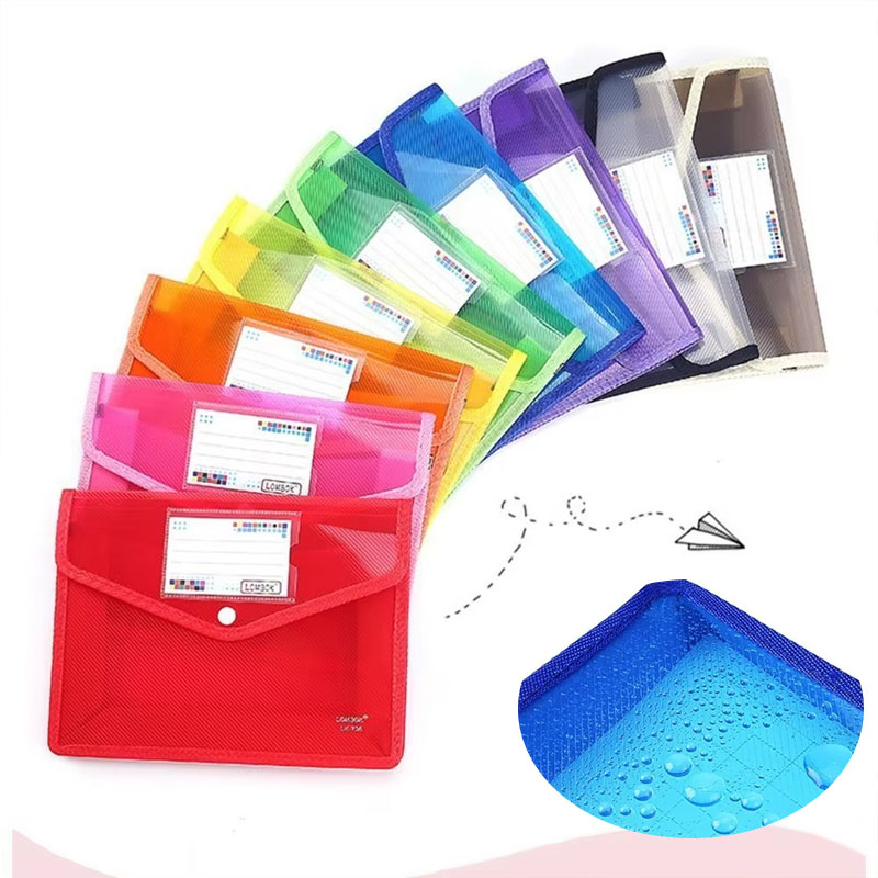 Is Stationery Office Supply - 1-10PCS Waterproof A4 A5 Snap Button