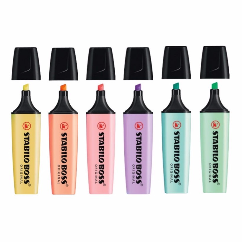 Stabilo Marker Boss - STABILO BOSS ORIGINAL Pastel Highlighter Pens