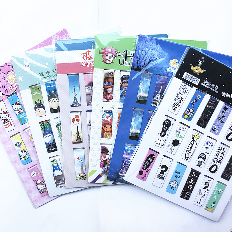 Bookmark Magnetic Clip - 18 Pcs/Set Cat Tower Magnet Magnetic