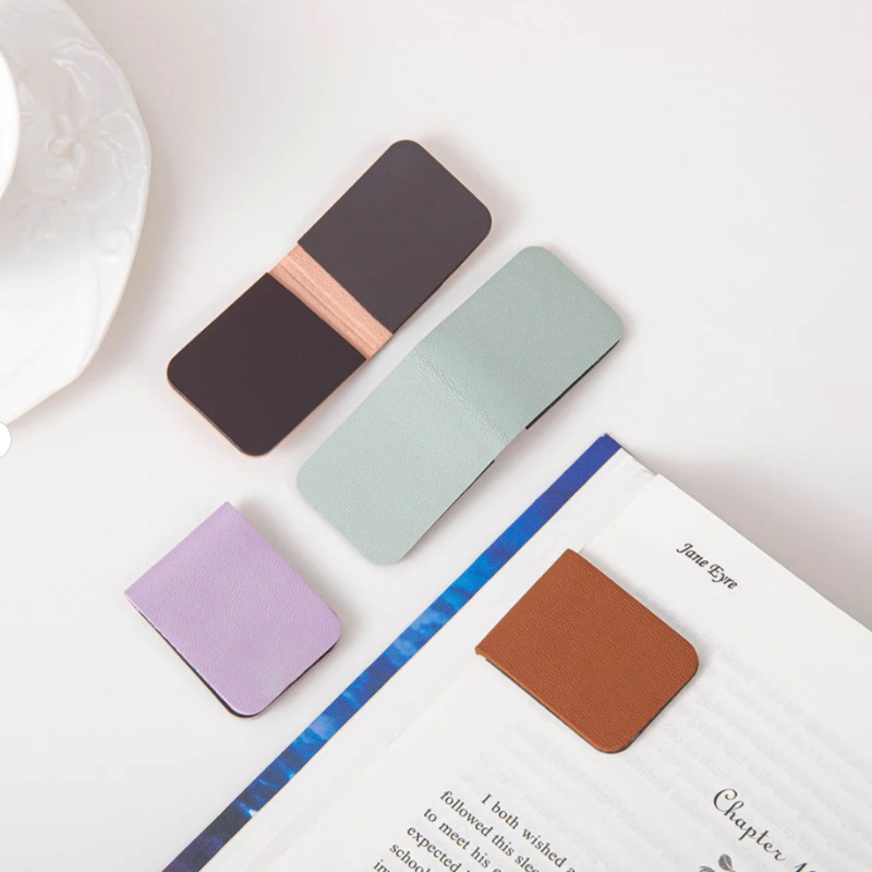 Premium Leather Magnetic Bookm - Bookmark Magnetic Clip 评论和价格