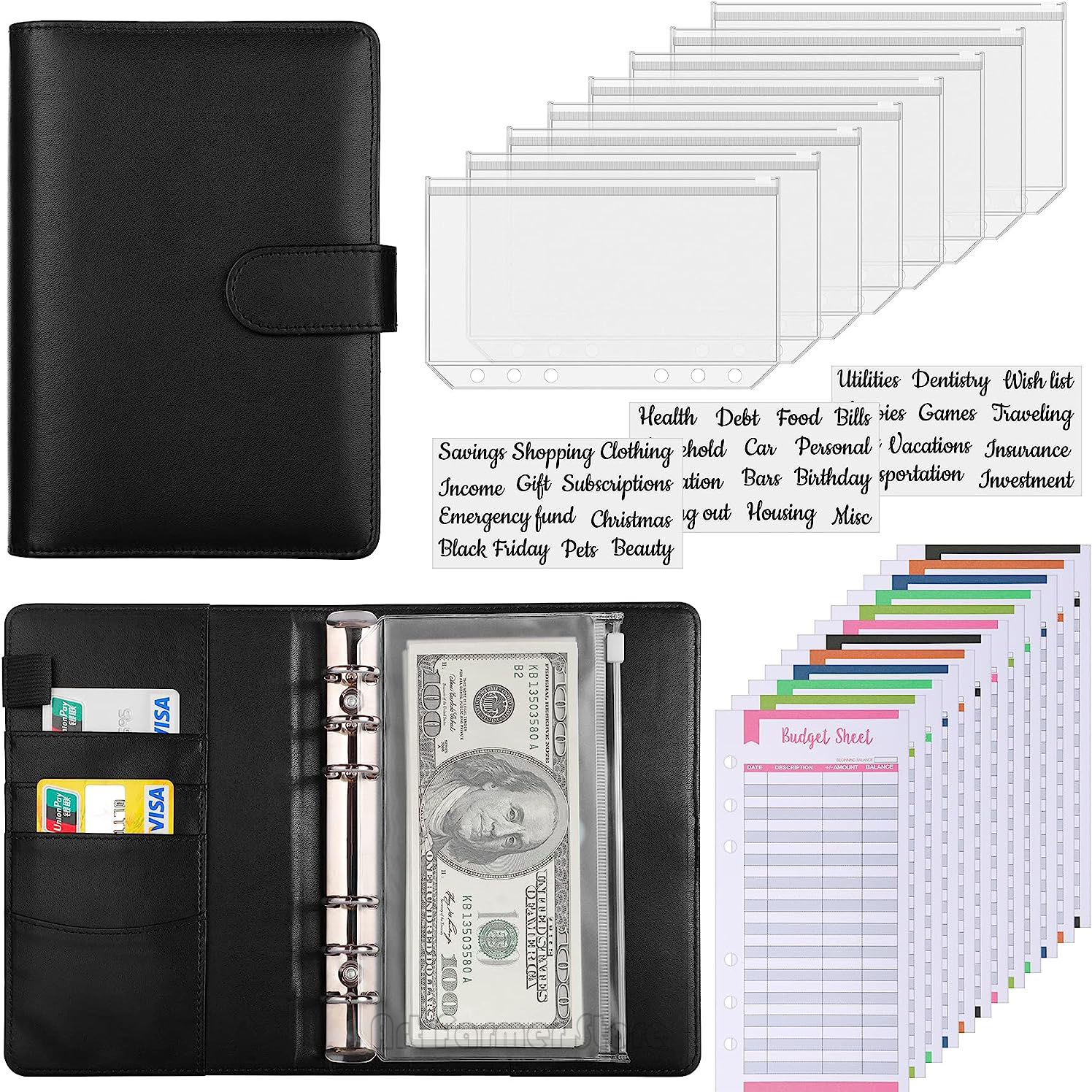 A6 Budget Binder with Cash Env - Planner Weekly Budget 评论和价格