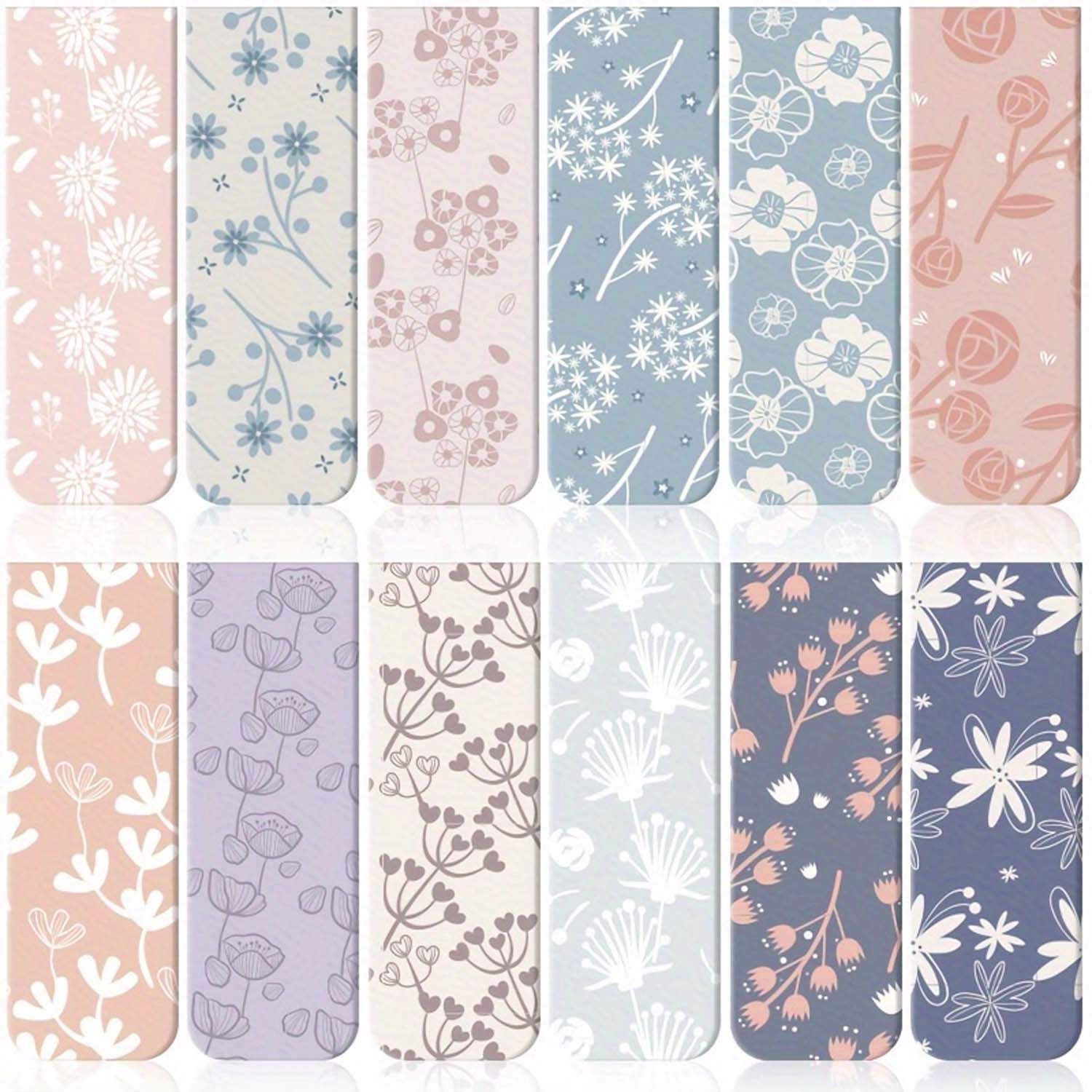 12pcs Flower Magnetic Bookmark - Bookmark Magnetic Clip 评论和价格