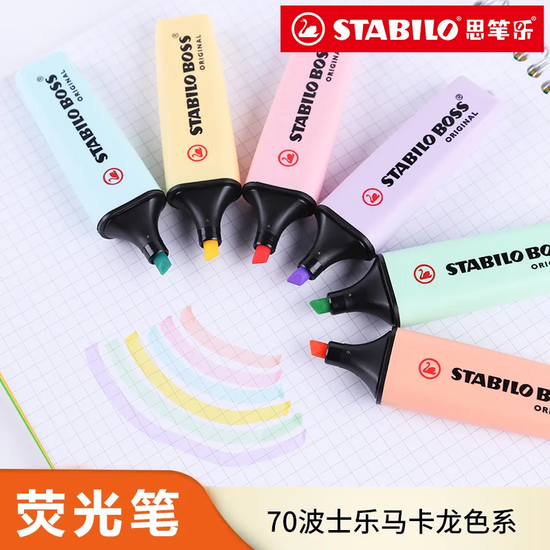 6 Colors STABILO BOSS Macaron  - Stabilo Marker Boss 评论和价格