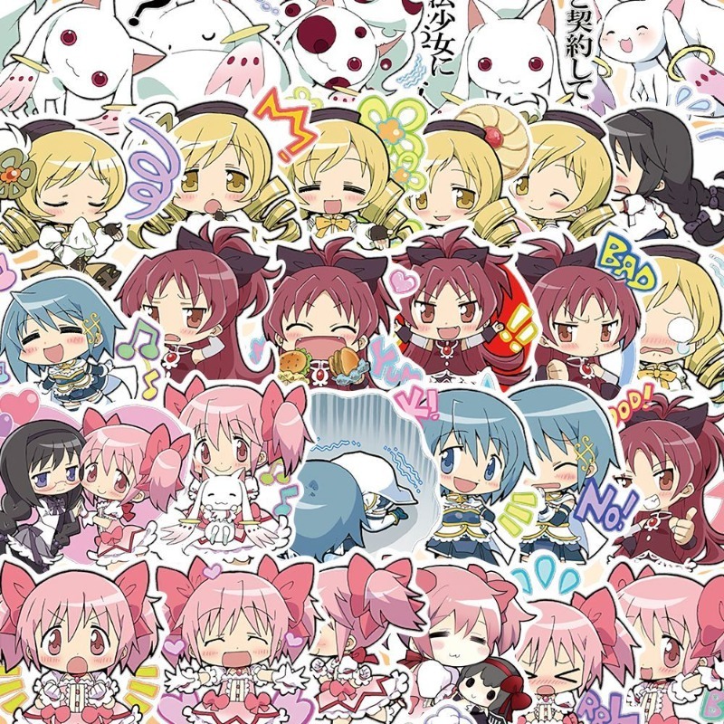 48 PCS Cartoon Puella Magi Mad - Memo Pad Sticky 评论和价格