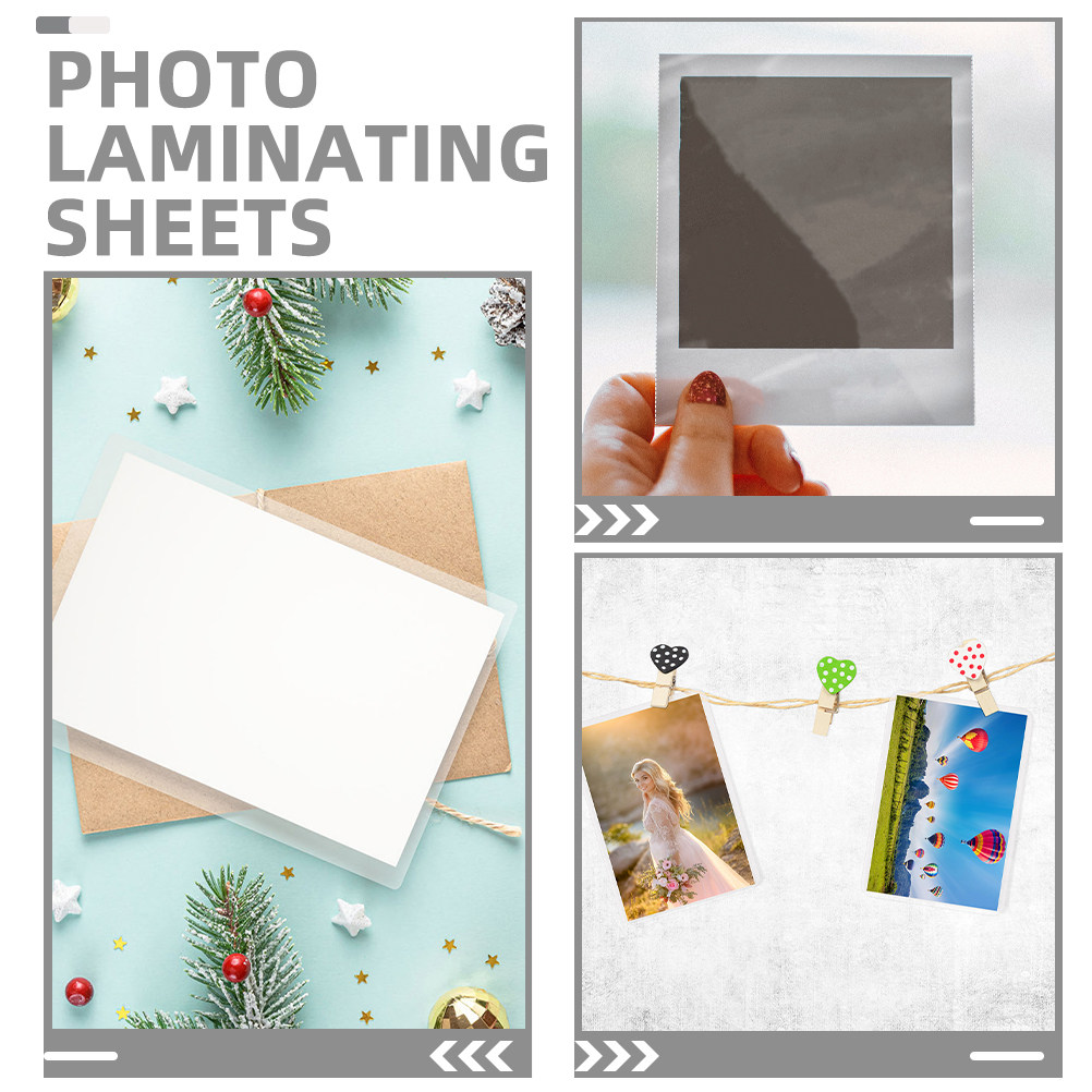 100Pcs Photo Laminating Sheets - Document Laminator Pouch 评论和价格