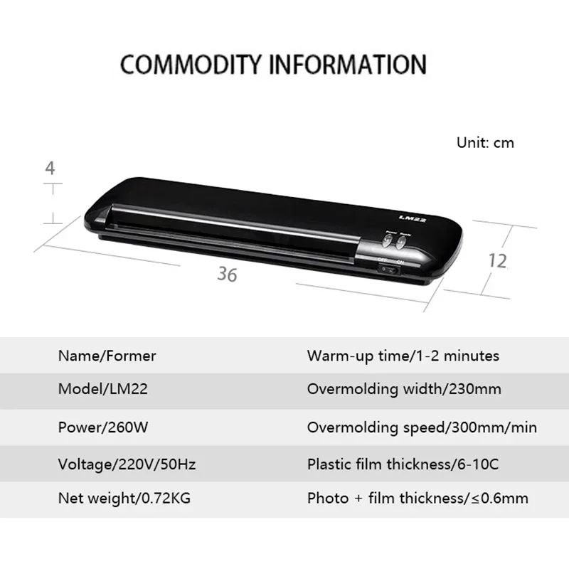 Excellent A4 Laminator Machine - Document Laminator Pouch 评论和价格