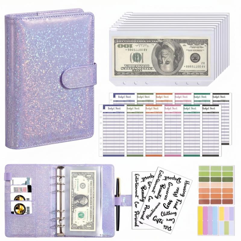 A6 PU Leather Budget Binder Ca - Planner Weekly Budget 评论和价格