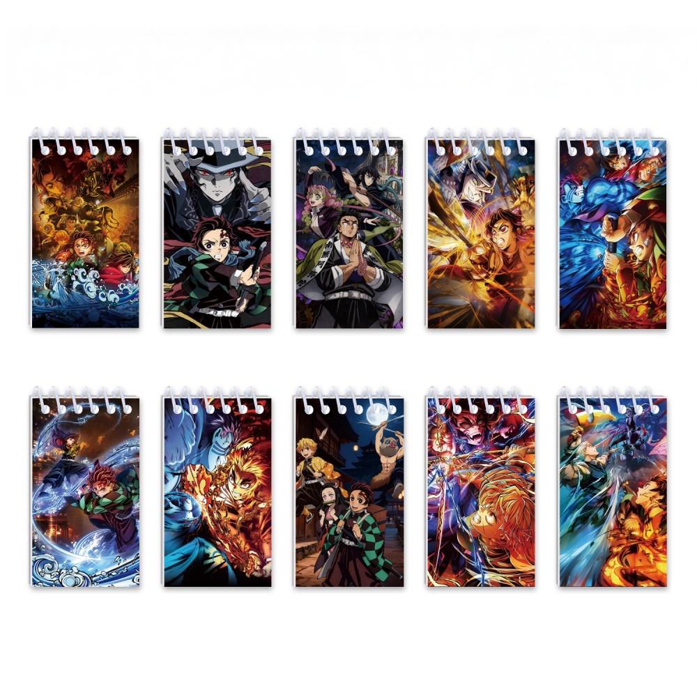 10PCS Demon Slayer Notepads. S - Is Stationery Office Supply 评论和价格