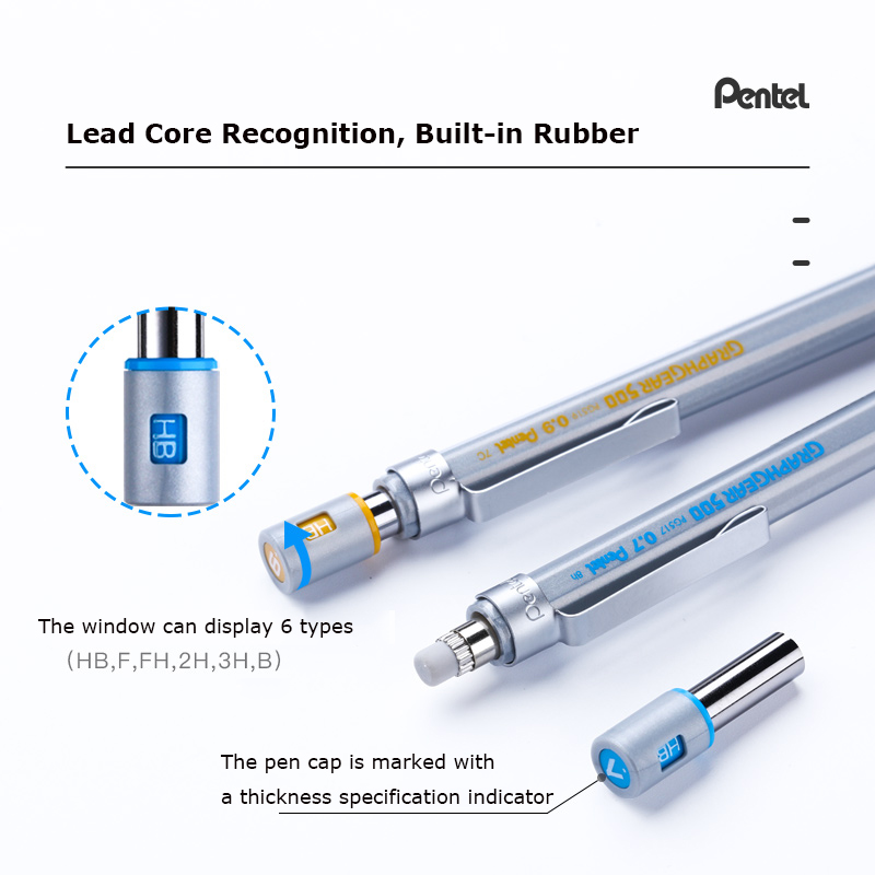 Pentel GraphGear 500 Mechanica - Pentel Pen Graphgear 评论和价格