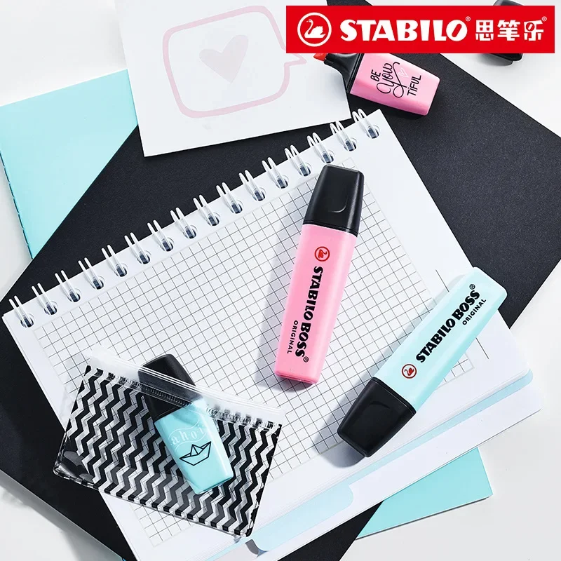3/6 Color/Set German STABILO M - Stabilo Marker Boss 评论和价格