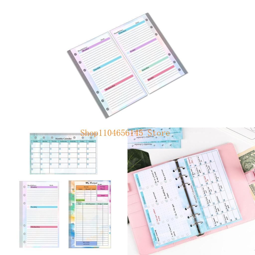 Loose Leaf Refill Paper Lined  - Planner Weekly Budget 评论和价格