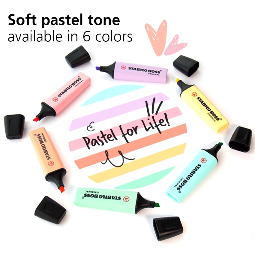 STABILO BOSS ORIGINAL Pastel H - Stabilo Marker Boss 评论和价格