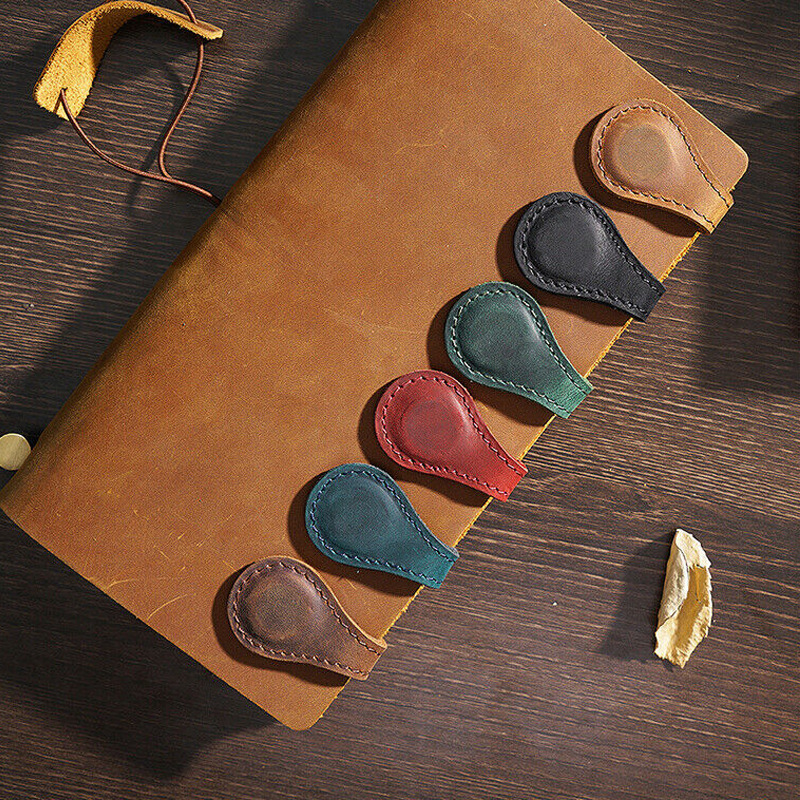 Magnetic Leather Bookmark Doub - Bookmark Magnetic Clip 评论和价格