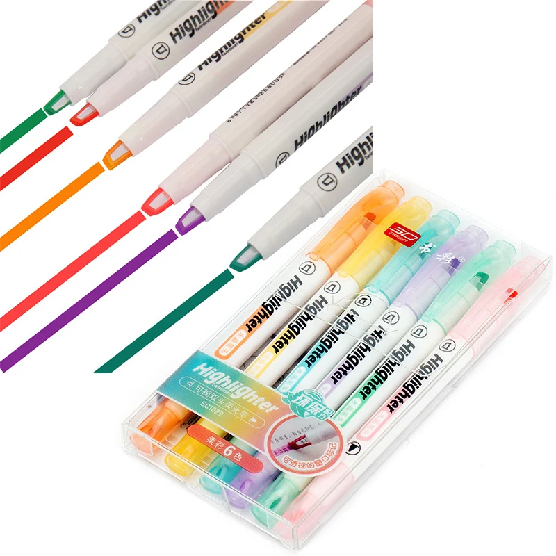 6 Colors/Set Unique Window Tip - Stabilo Marker Boss 评论和价格
