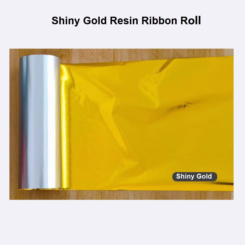 Bright Gold Foil Resin Ribbon  - Self Inking Stamp 评论和价格