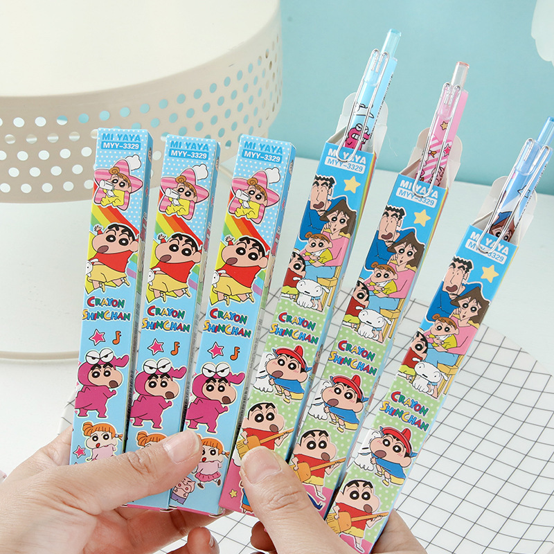 6Pcs Cartoon Crayon Shin-Chan  - Is Stationery Office Supply 评论和价格