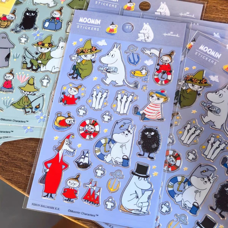 Moomin Cartoon Decorative Stic - Memo Pad Sticky 评论和价格
