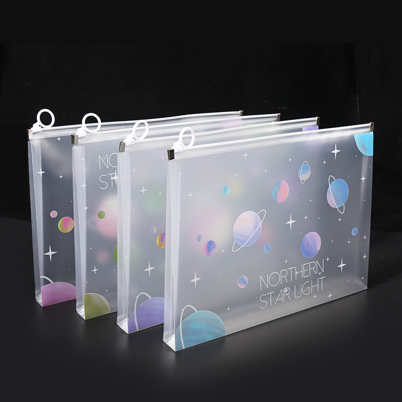 4/12pcs A4 Space Zipper Folder - Is Stationery Office Supply 评论和价格