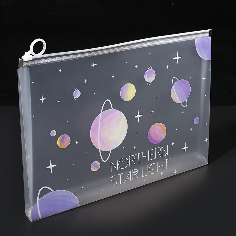 4/12pcs A4 Space Zipper Folder - Is Stationery Office Supply 评论和价格
