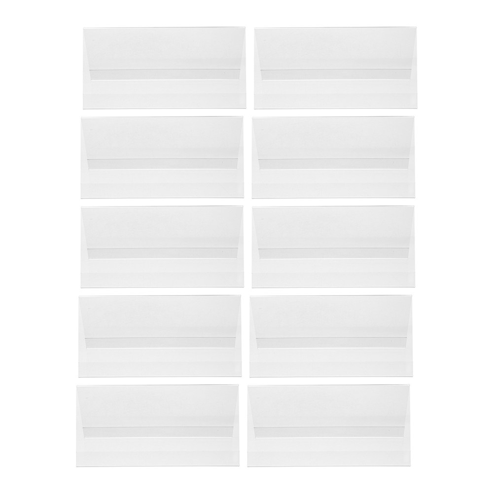 10Pcs Acrylic Name Plate Holde - Desk Name Plate 评论和价格