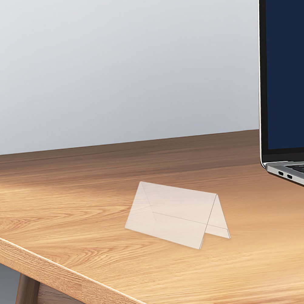 10Pcs Acrylic Name Plate Holde - Desk Name Plate 评论和价格